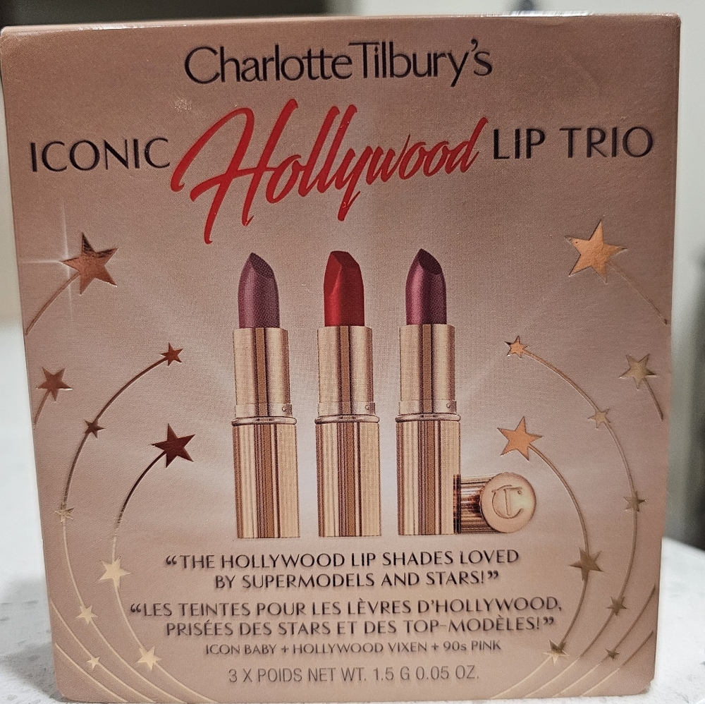 Charlotte Tilbury Iconic Hollywood Lip Trio
